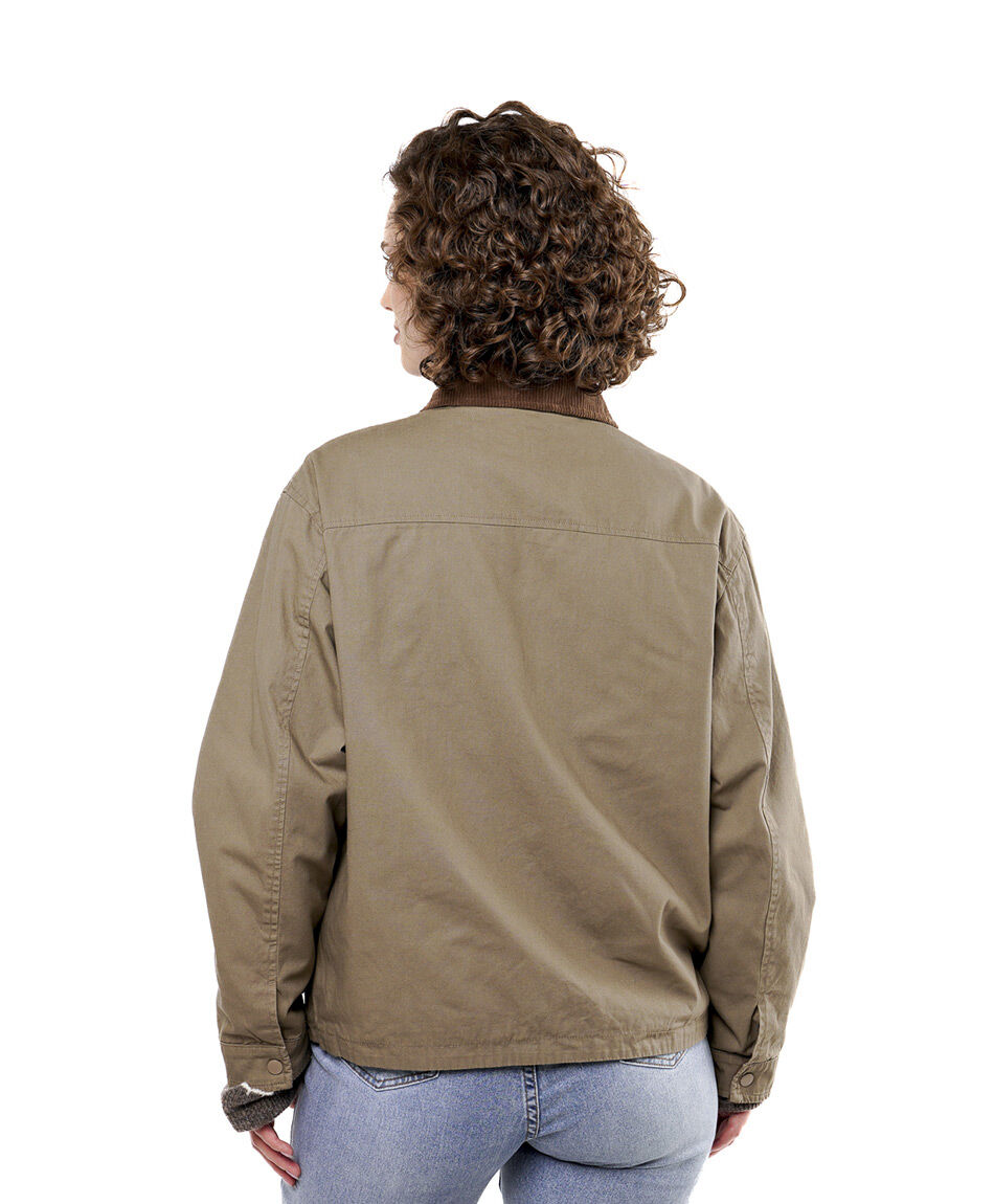 Chaqueta mujer cuello corderoy