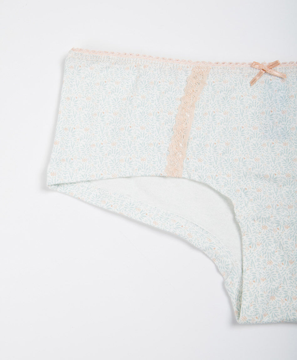 Pantaleta mujer lazo print