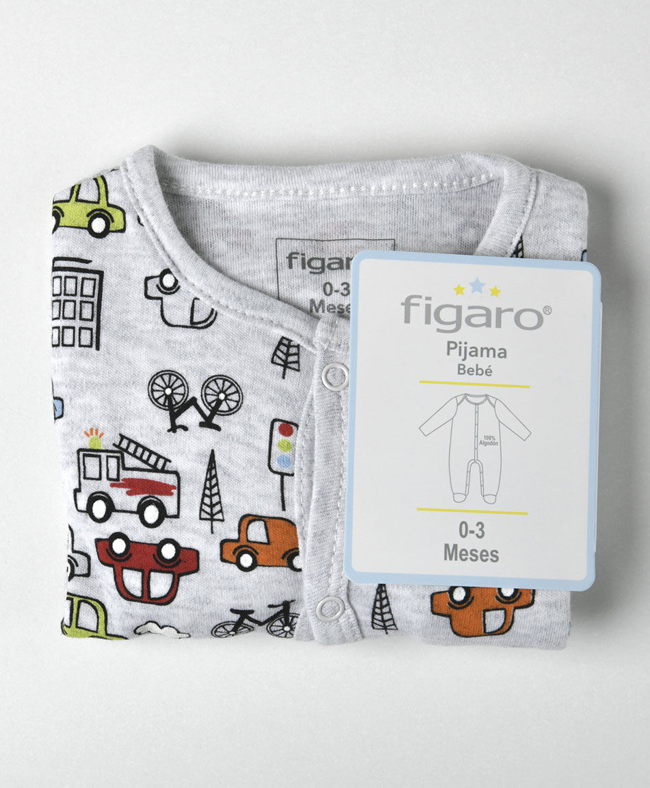 Pijama beb&eacute; estampado autos