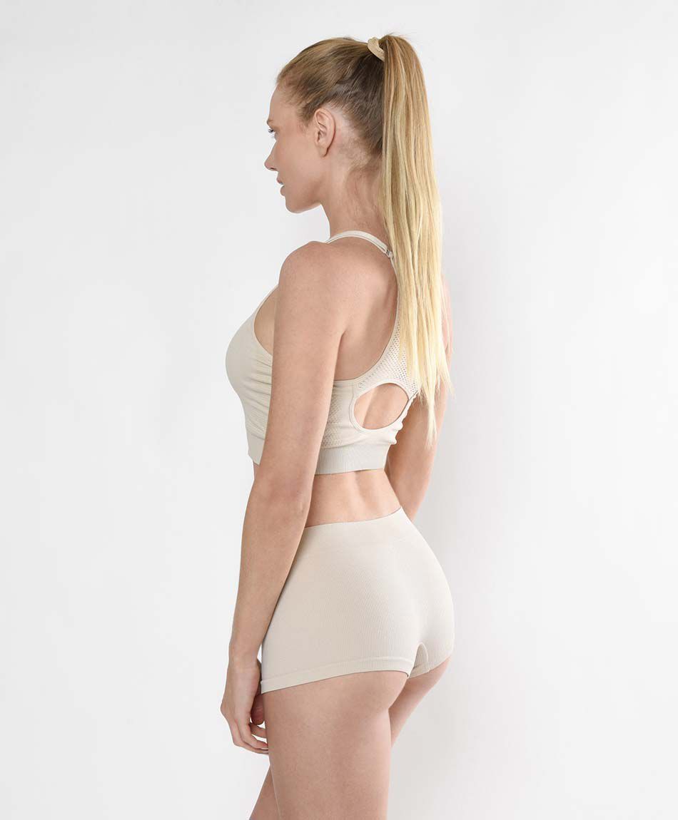 Boxer mujer seamless acanalado
