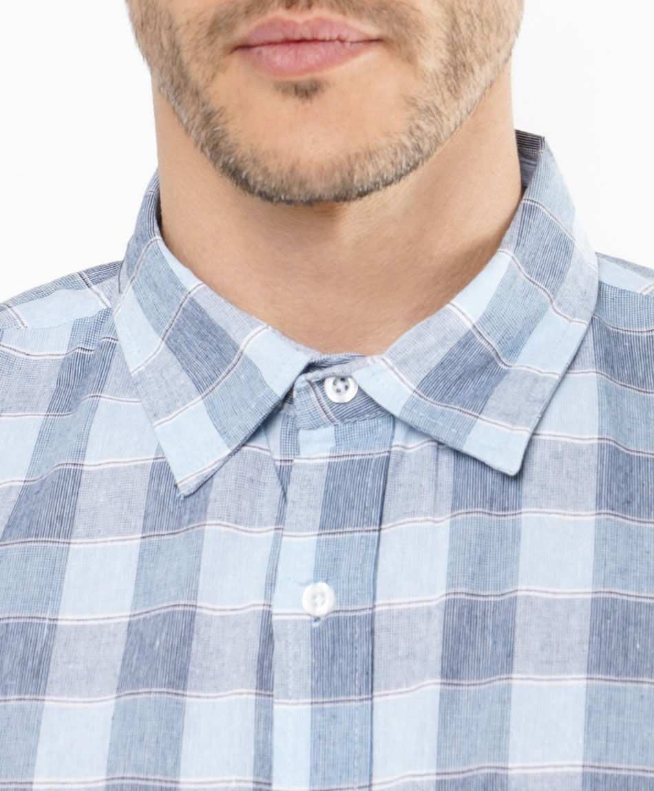 Camisa hombre cuadrill&eacute;
