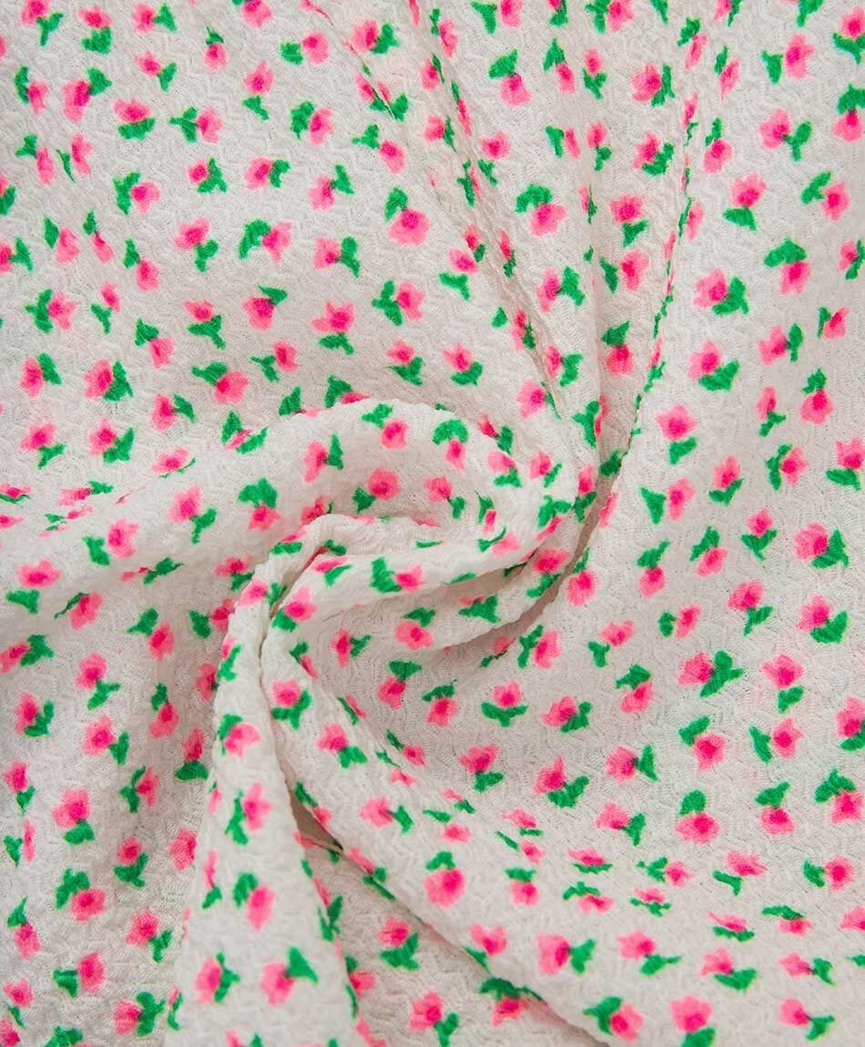 Pollera ni&ntilde;a short florcitas