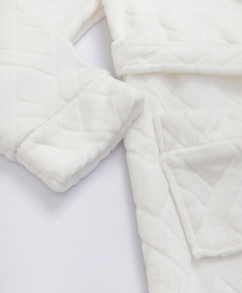 Bata mujer larga jacuard desing