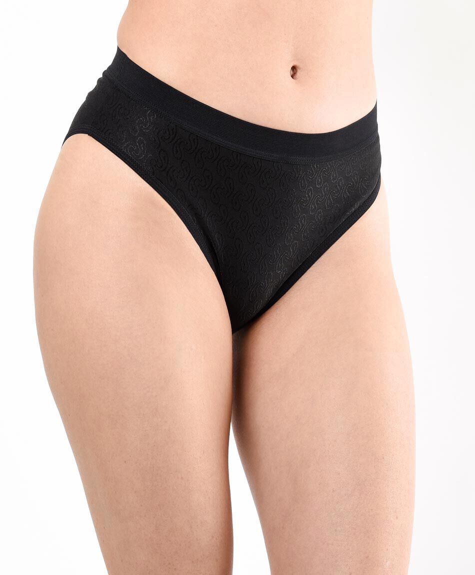 Bombacha bikini mujer jacquard
