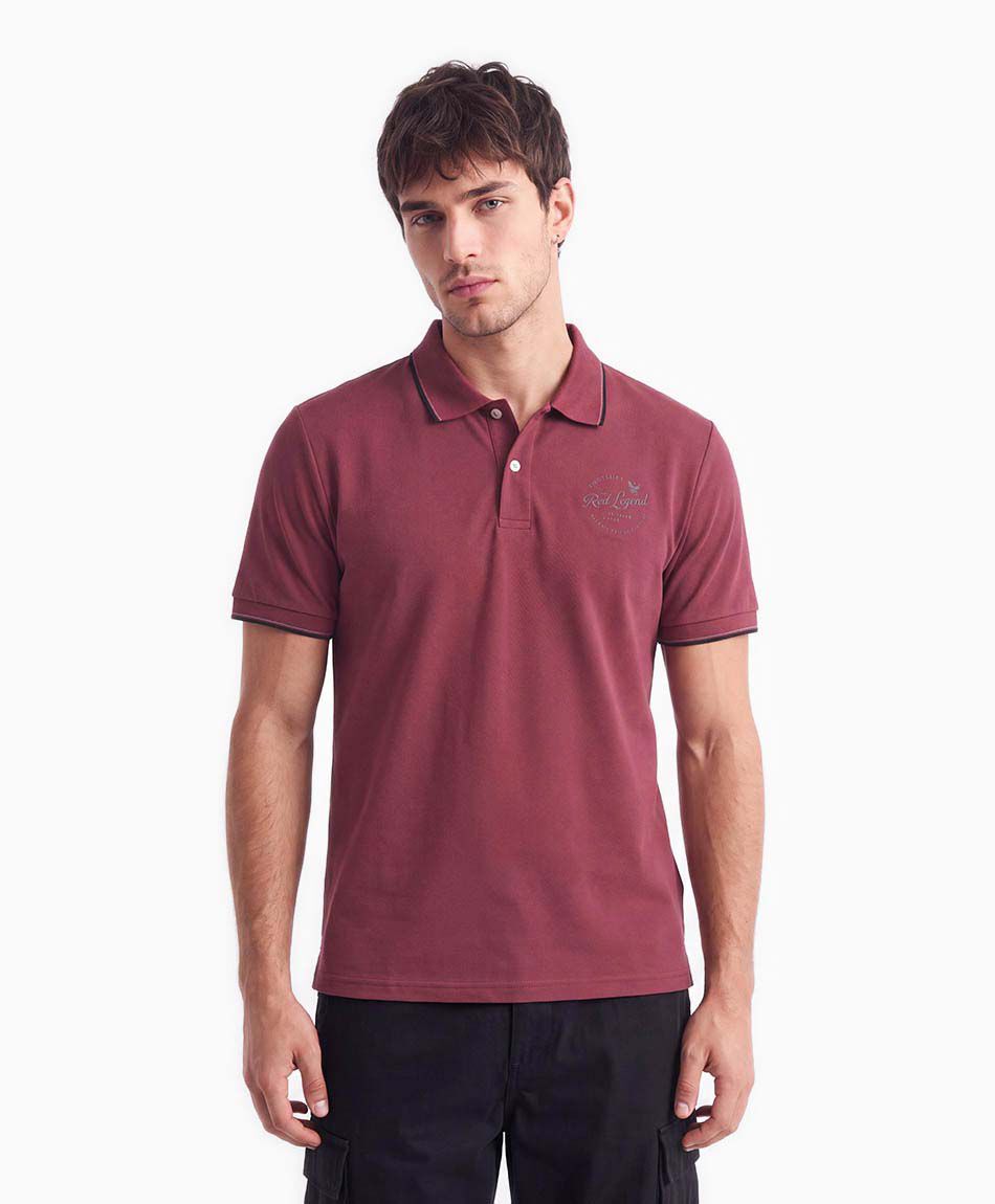Remera hombre cuello pique