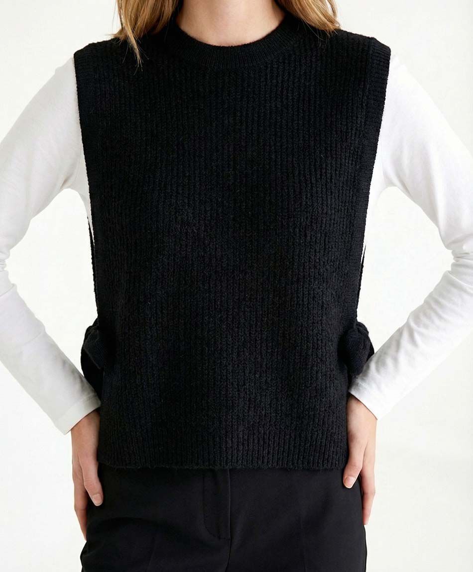 Poncho mujer pinny negro