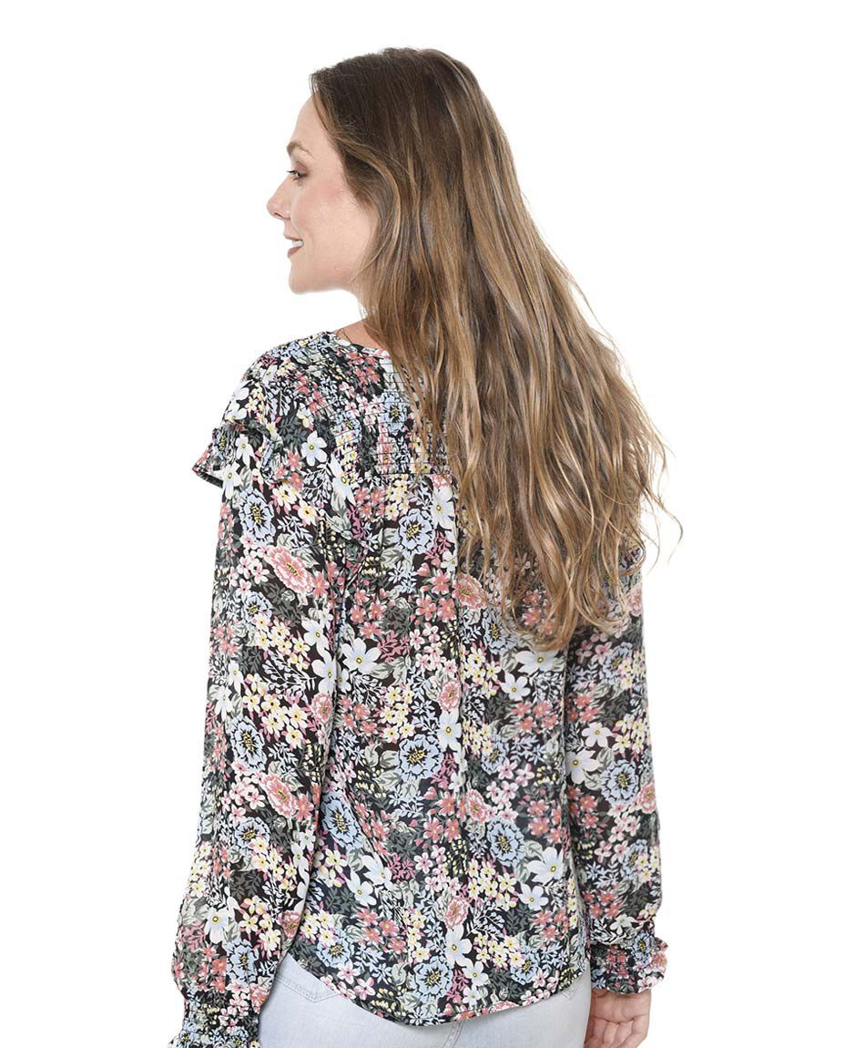 Blusa flores