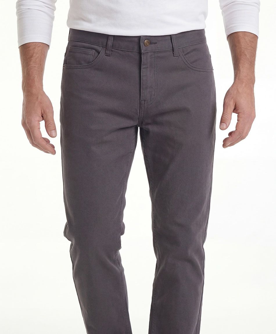 Pantal&oacute;n hombre b&aacute;sico gris