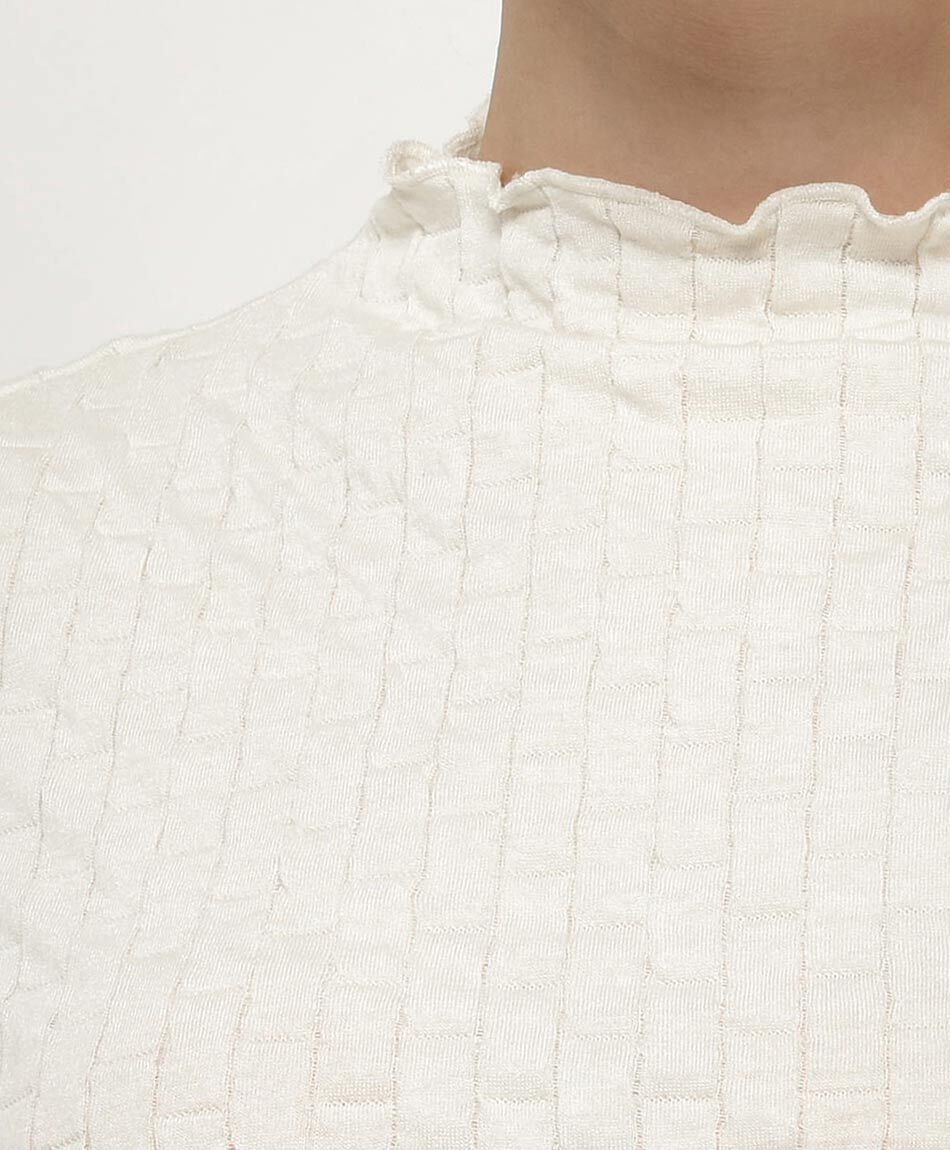 Remera mujer jacquard vuelos