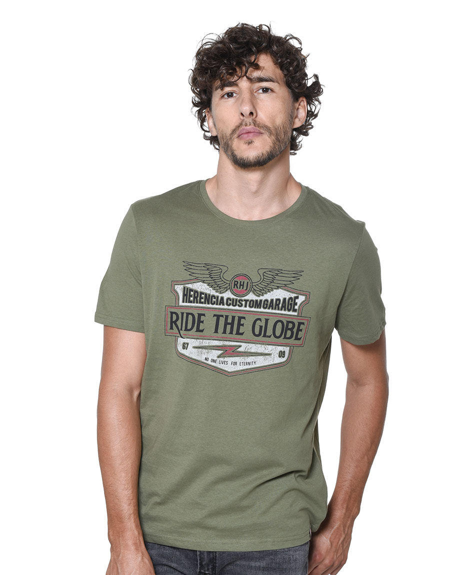 Polera estampada