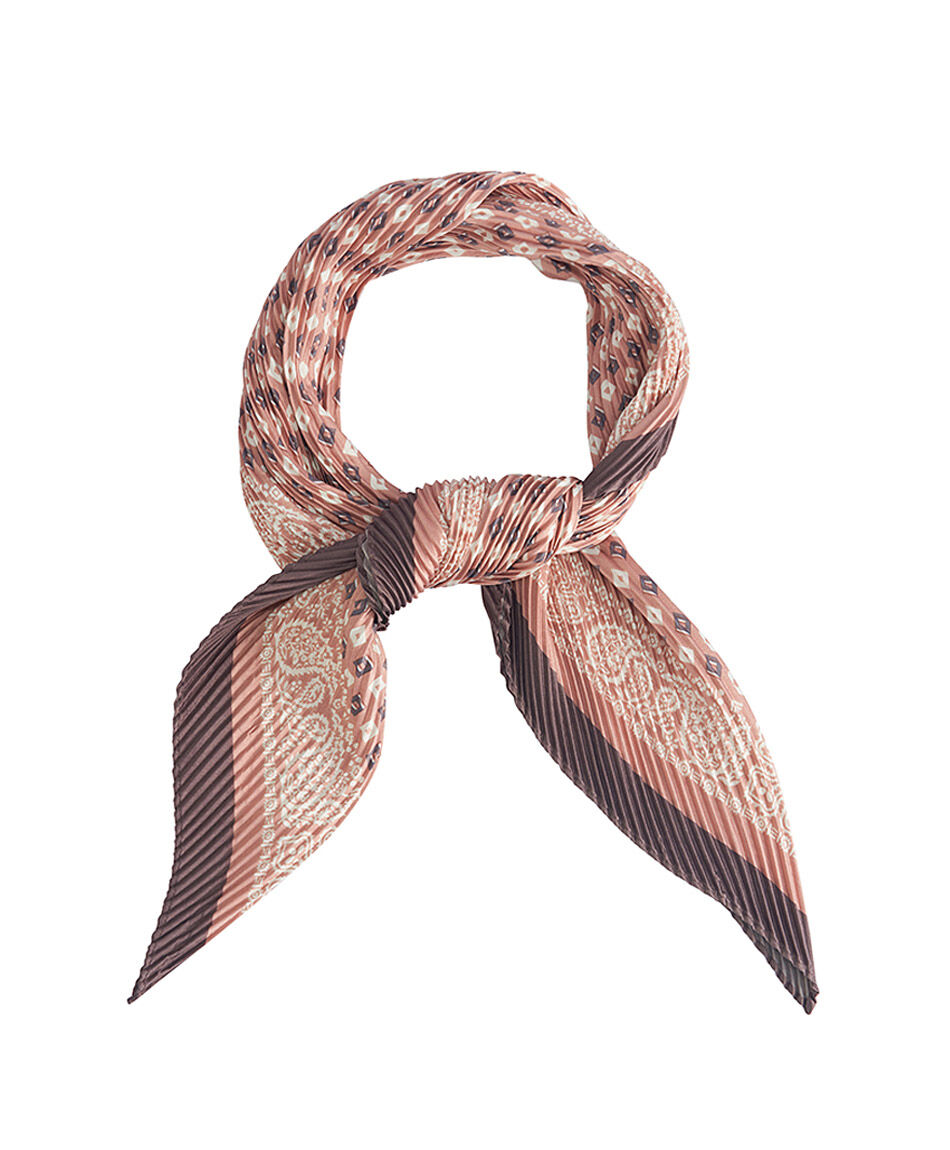 Set pa&ntilde;uelo + aros mujer rose