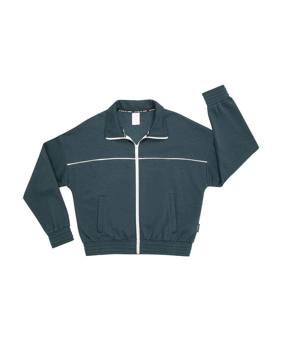 Buzo deportivo mujer linea white