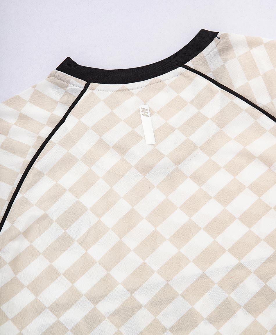Remera deportiva hombre cuadros