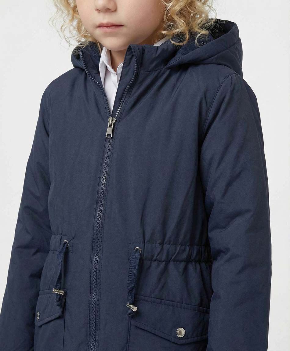 Parka escolar cintura elasticada ni&ntilde;a