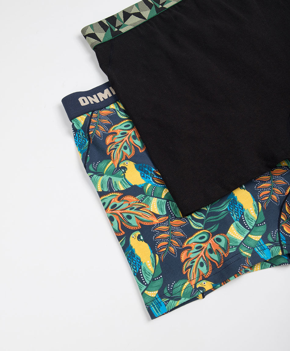 Pack 2 boxer hombre tropical