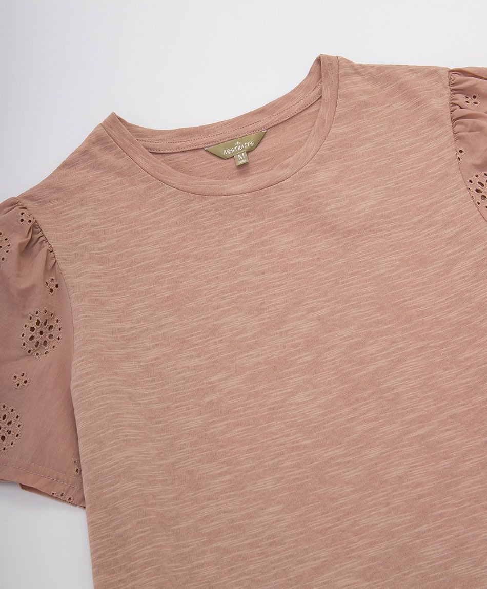Remera mujer manga globo
