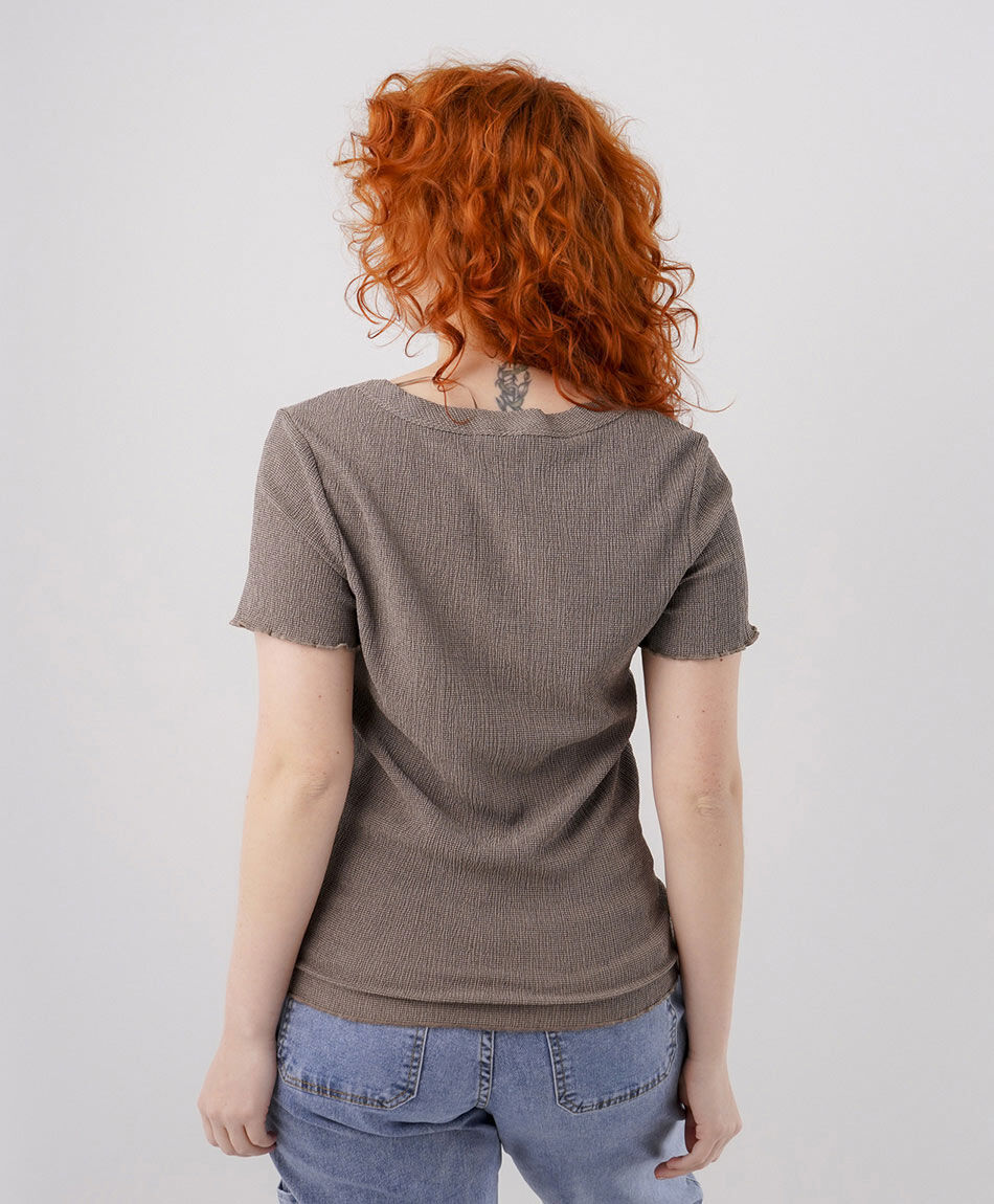 Remera mujer textura vichi