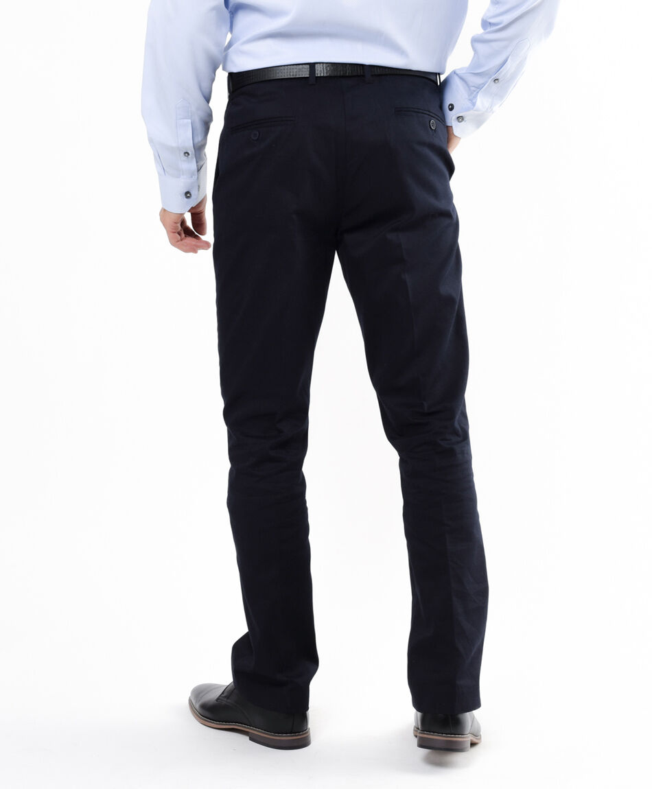 Pantal&oacute;n hombre cl&aacute;sico azul oscuro