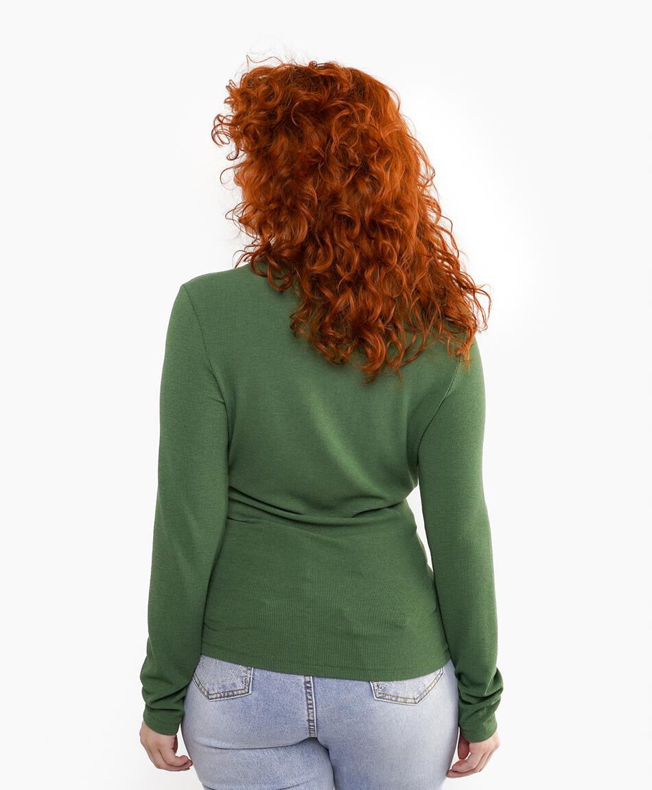 Remera mujer estampado flor triple