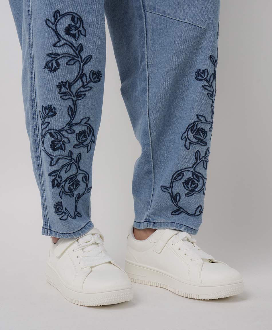 Jeans mujer straight barrell