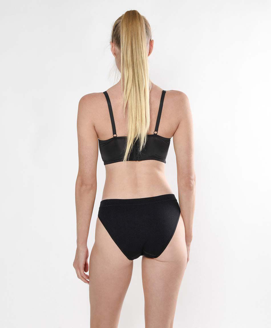 Bombacha bikini mujer seamless acanalado