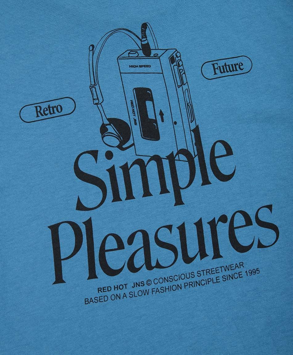 Remera hombre doble estampado simple pleasures