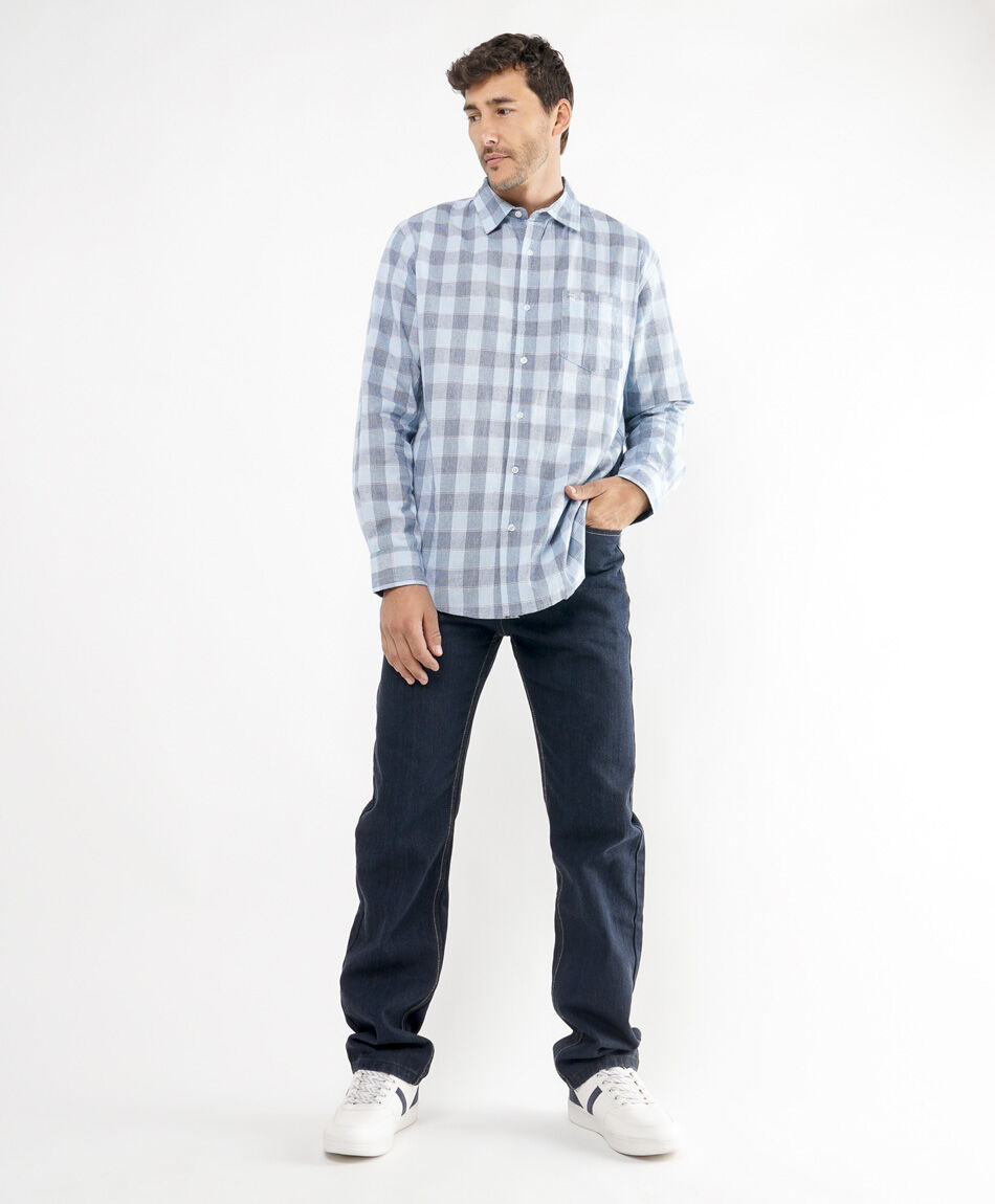 Camisa hombre cuadrill&eacute;