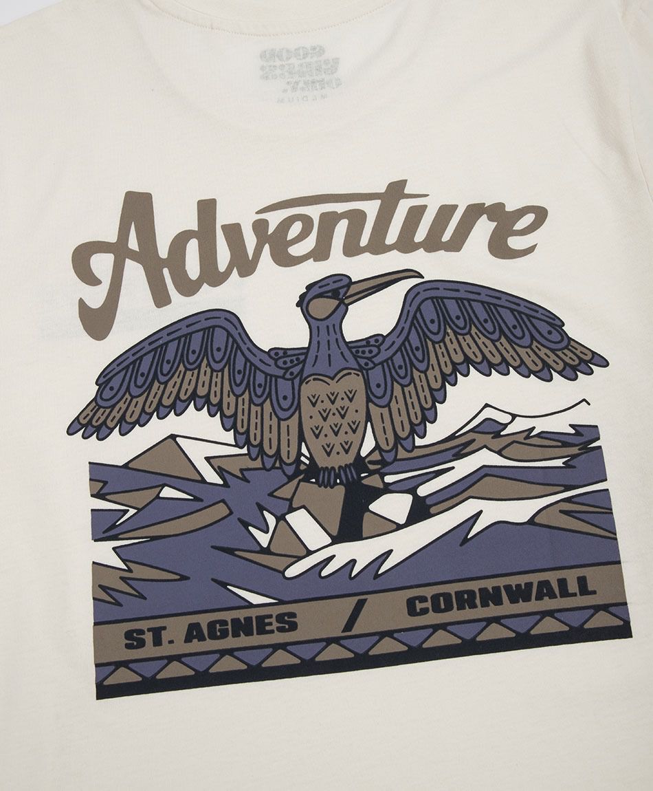 Remera hombre estampado doble adventure