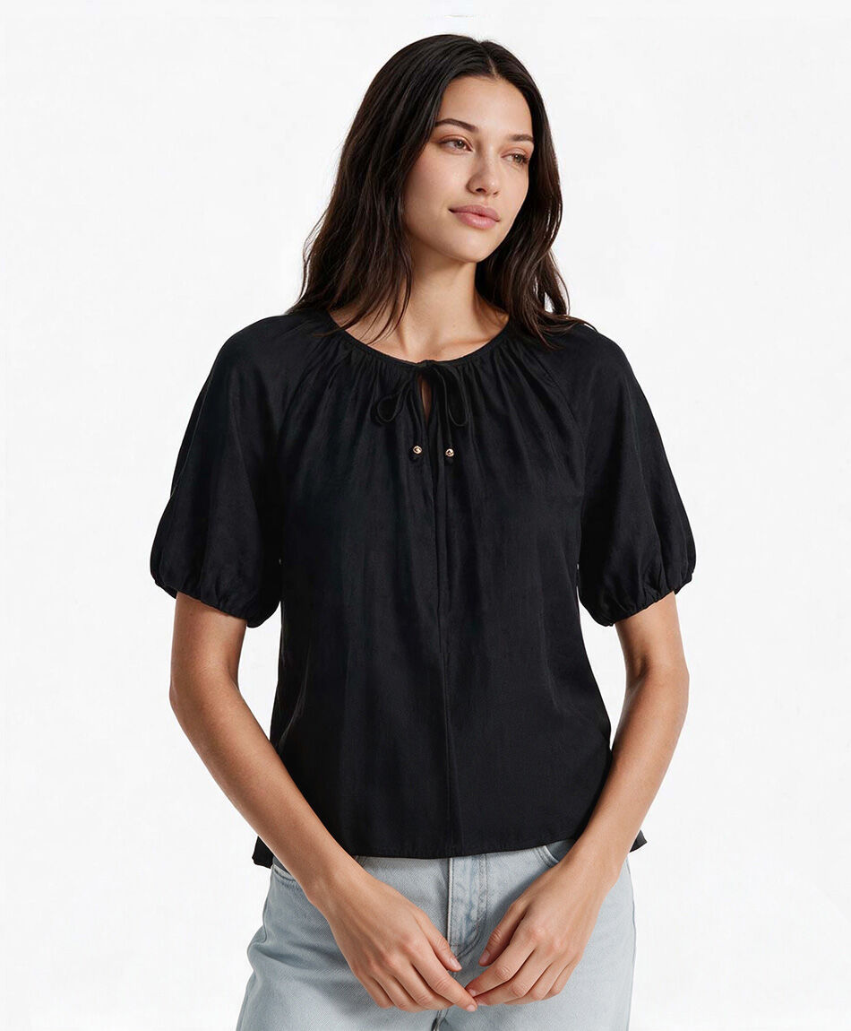 Camisa mujer manga englobada