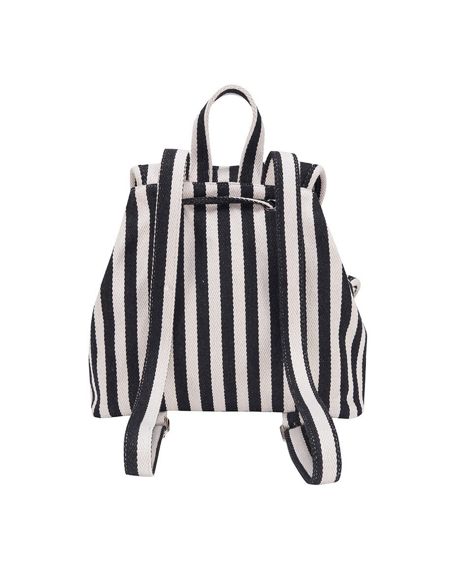 Mochila mujer tela l&iacute;neas