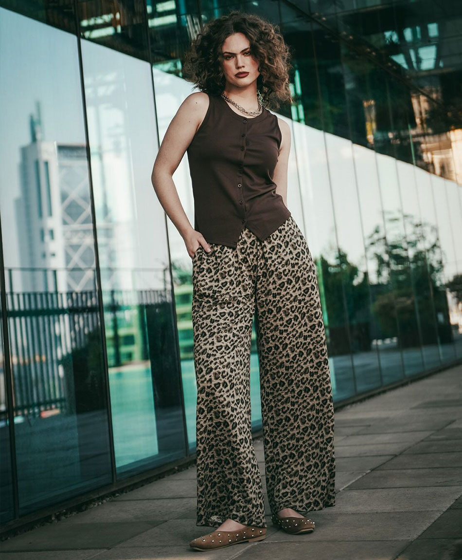 Pantal&oacute;n mujer animal print savage