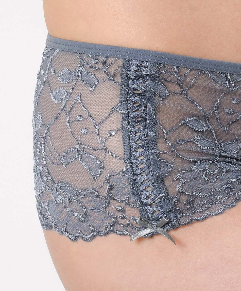 Pantaleta mujer encaje transparente