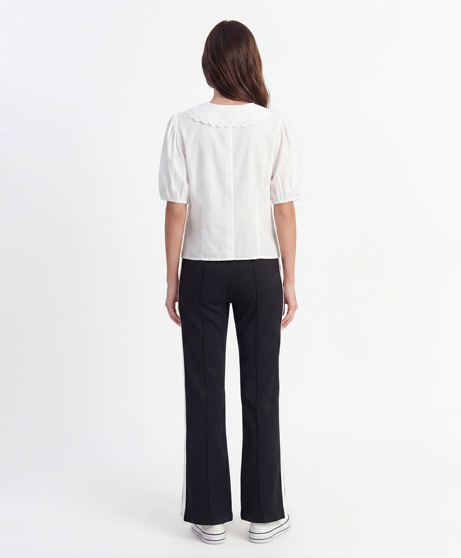Leggins mujer banda contraste l&iacute;nea lateral