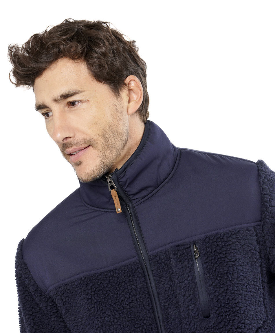 Campera hombre chiporro cierre entero