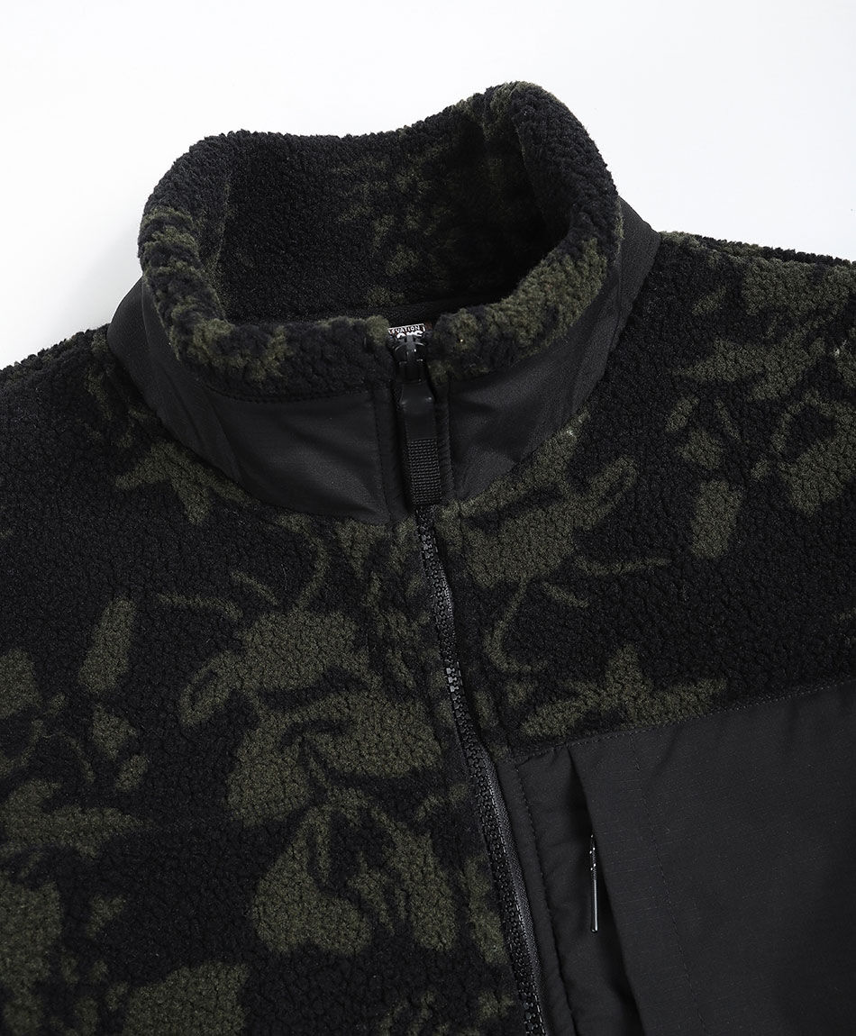 Campera hombre dise&ntilde;o sherpas verde
