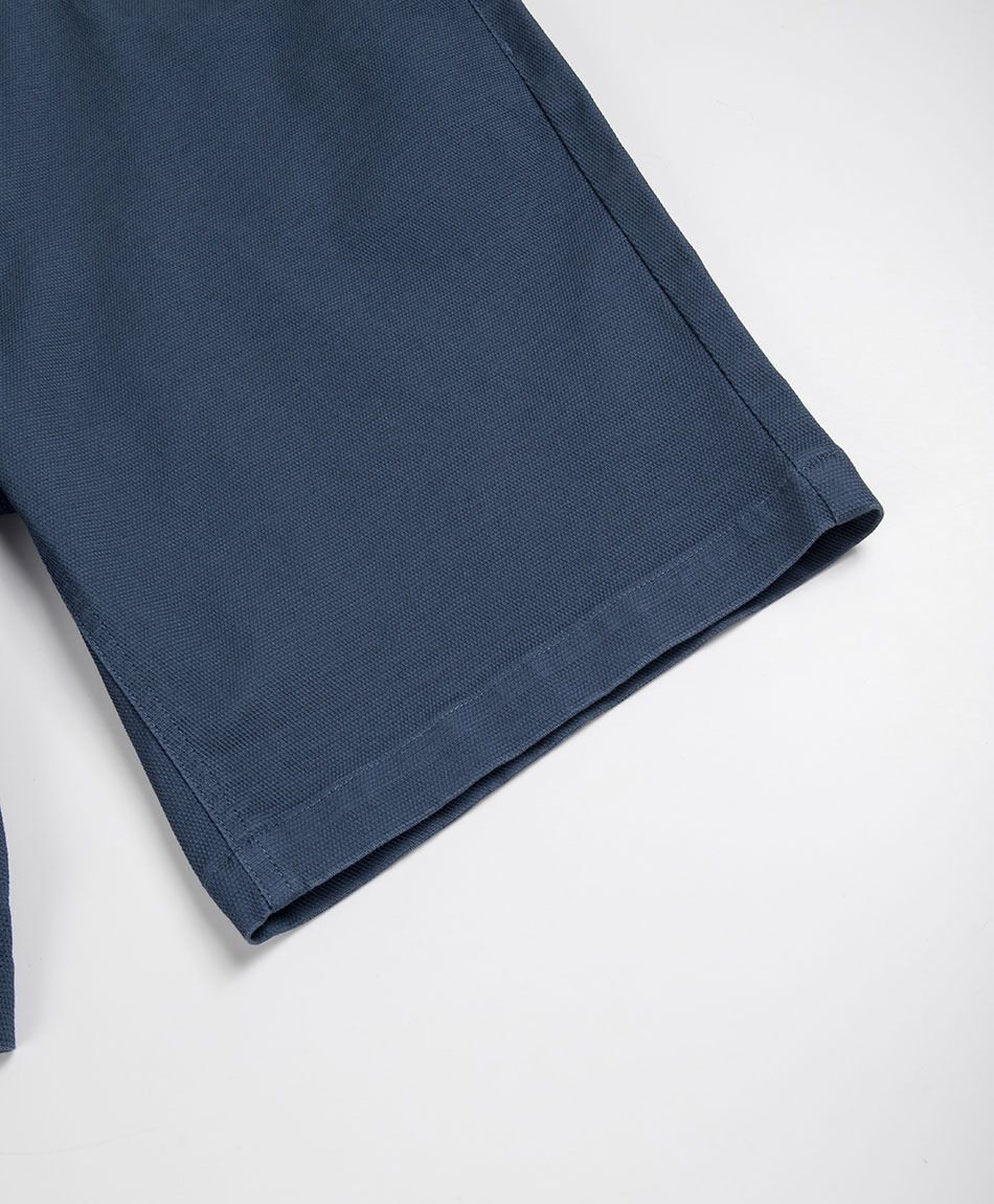 Short hombre jacquard azul