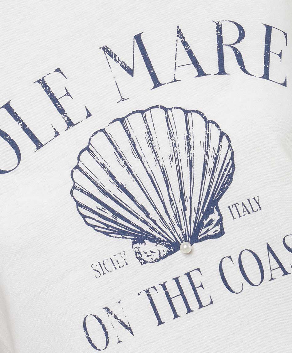 Remera mujer caracola