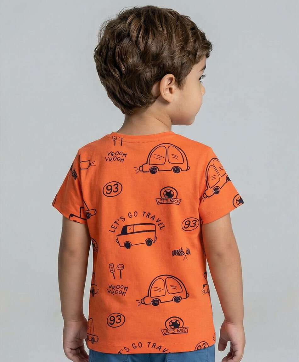 Remera beb&eacute; autos