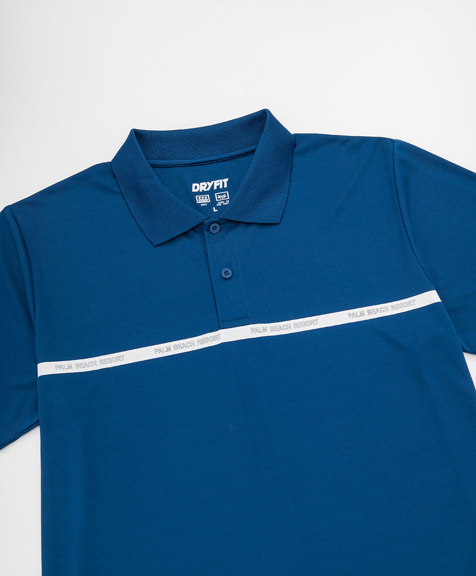 Remera hombre polo l&iacute;nea blanca