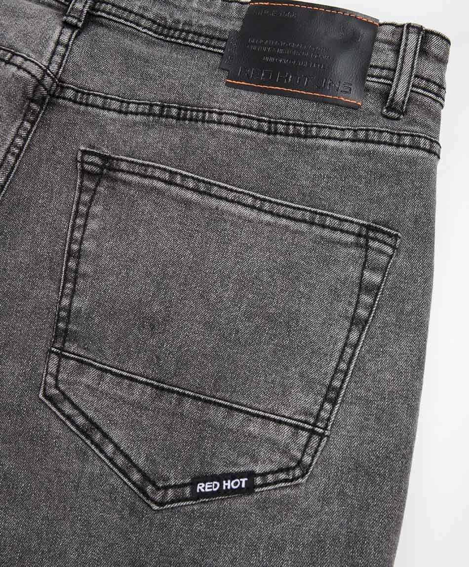 Jeans hombre skinny gris
