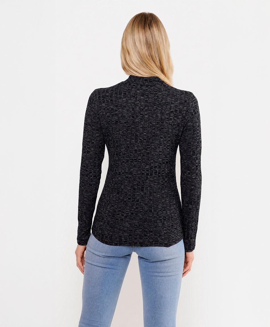 Remera mujer canal&eacute; lanoso