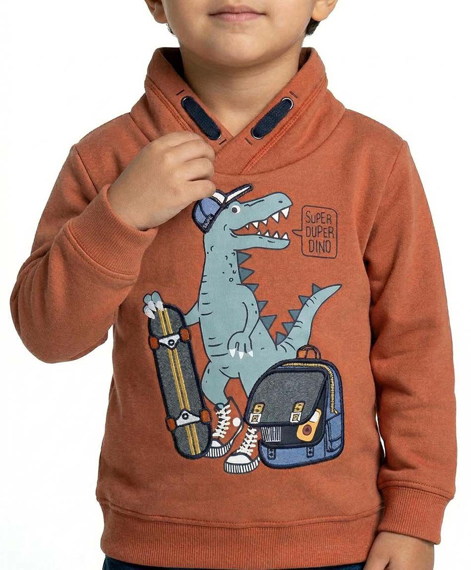 Buzo beb&eacute; dino school