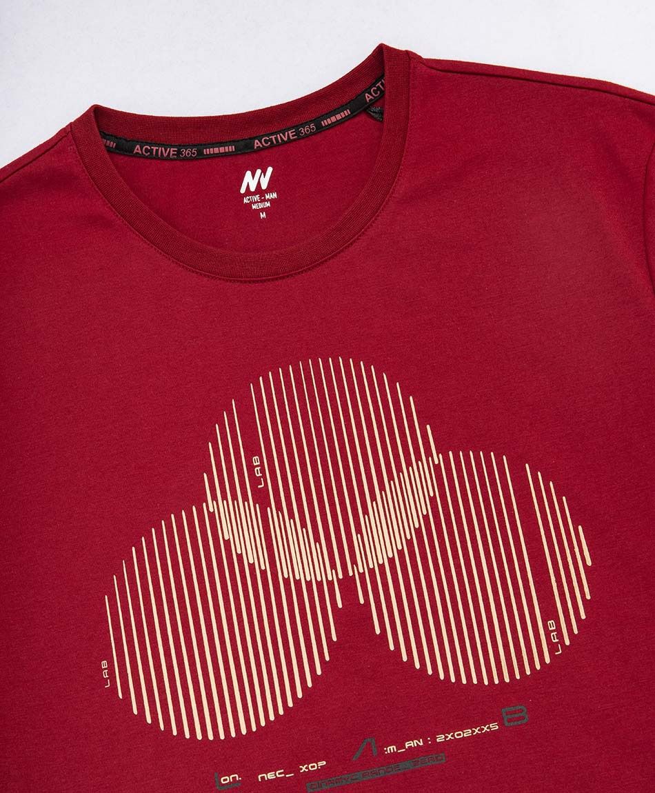 Remera deportiva hombre c&iacute;rculos