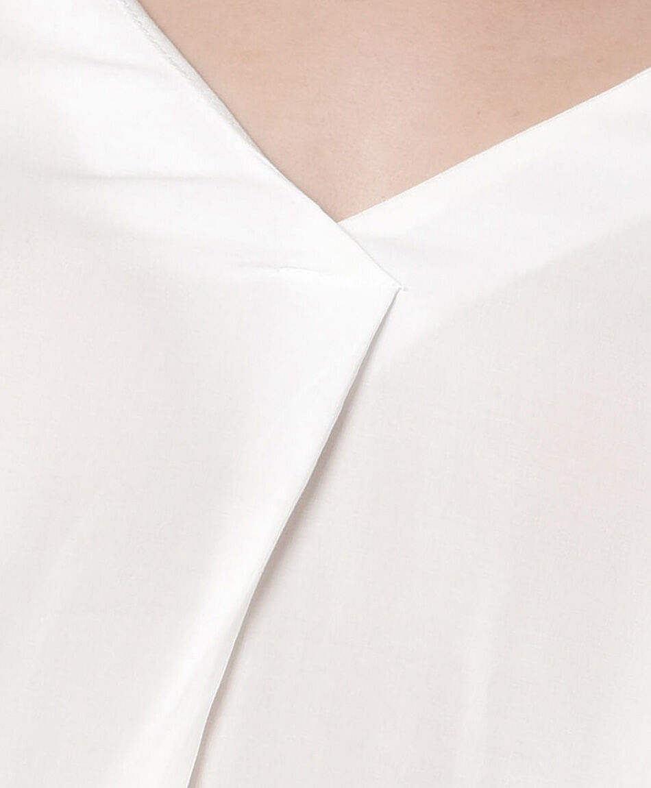 Camisa mujer cuello en v