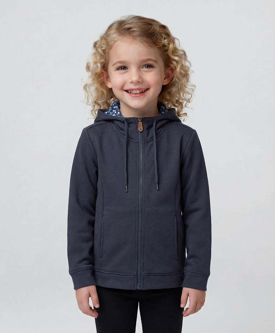 Buzo escolar gorro dise&ntilde;o ni&ntilde;a