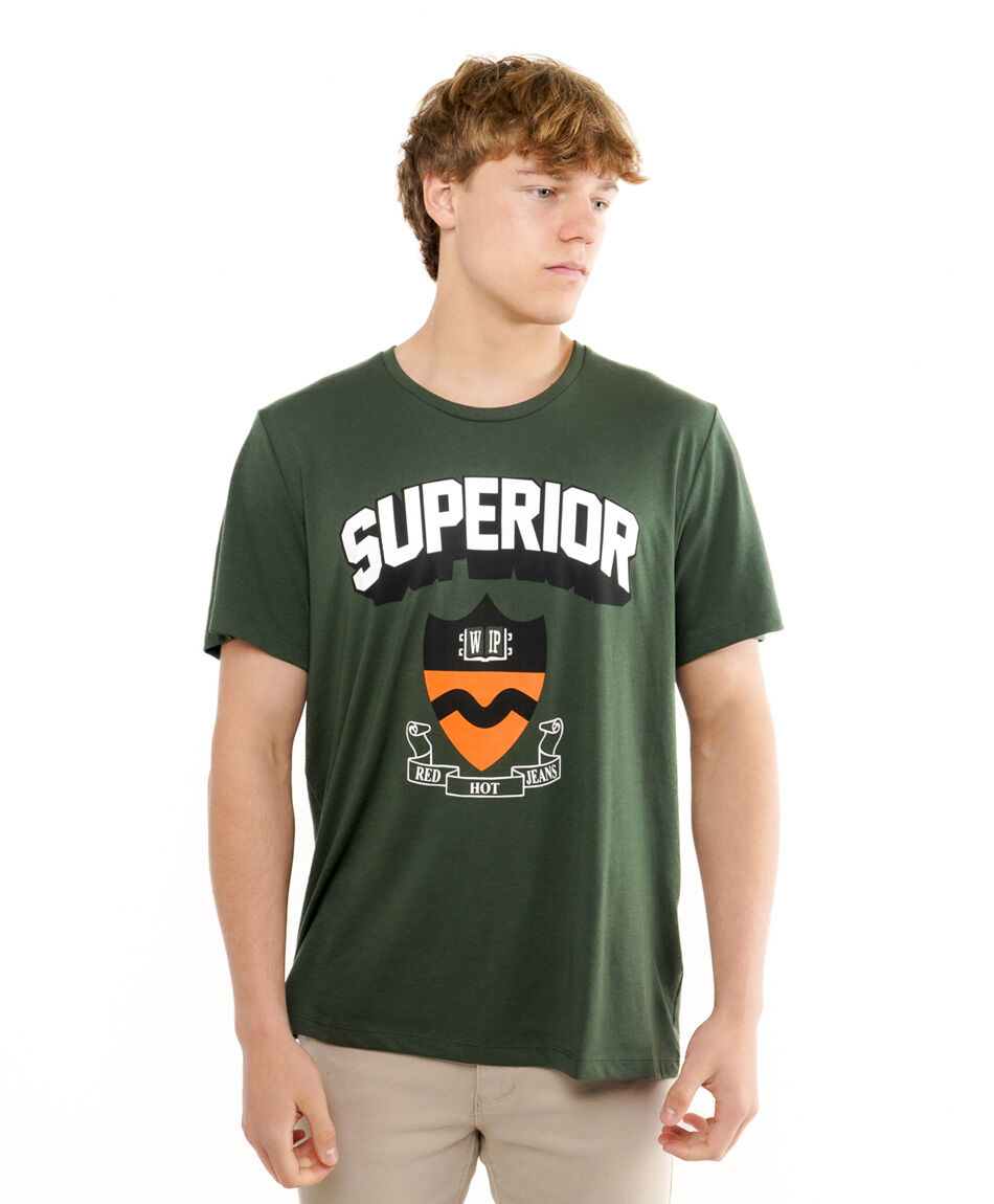 Remera hombre superior logo