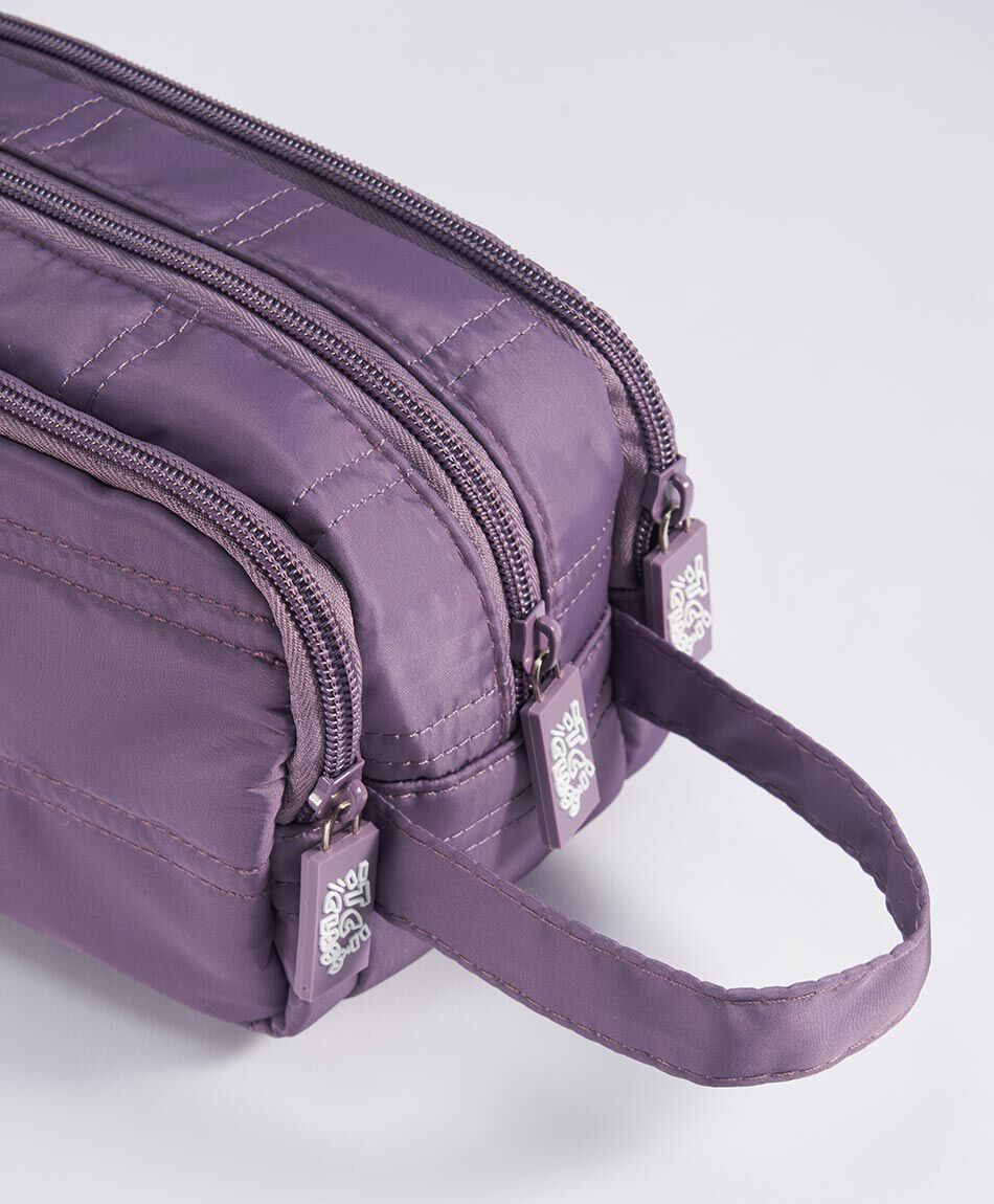 Estuche escolar morado