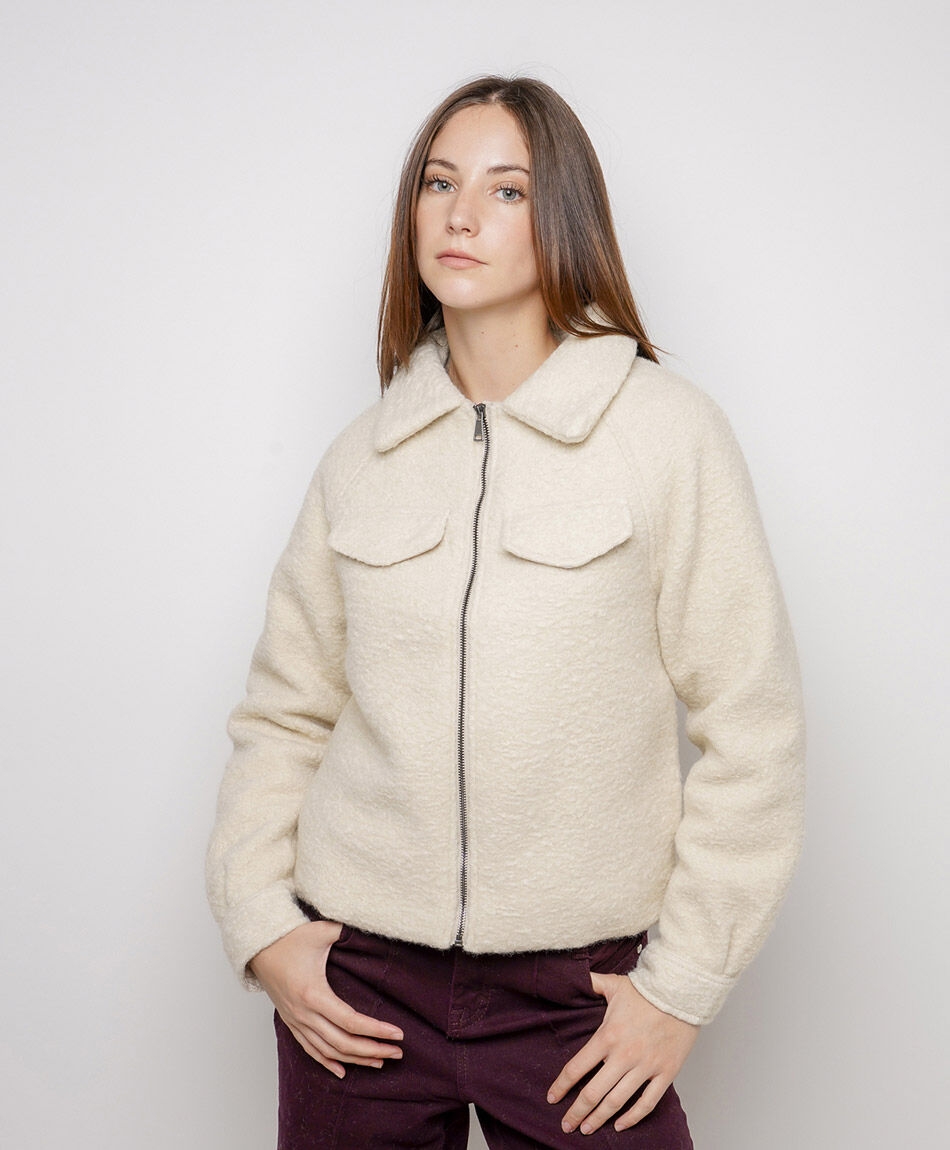 Campera mujer bolsillos invierno