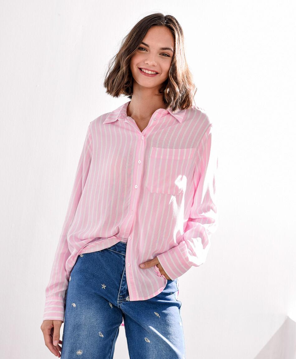 Camisa mujer estilo rom&aacute;ntico