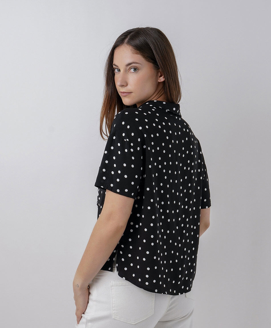 Camisa mujer lunares